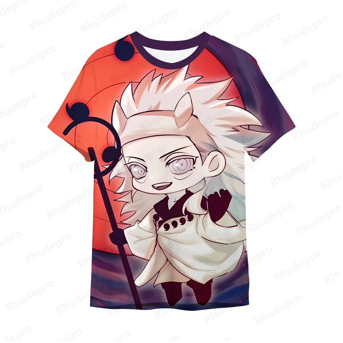 Harajuku Style Men Gift Naruto Trend Shirts Men's T-shirt Short Sleeve Y2k Clothes Anime 2024 Clothing Streetwear New