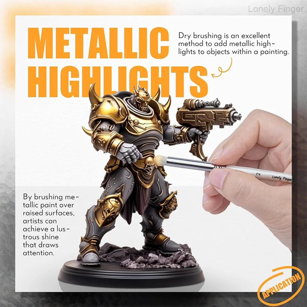 فرشاة جافة مصغرة اللوحة مجموعة فرشاة جافة هواية التفاصيل مجموعة فرشاة الطلاء لفرش الاكريليك/الزيت/الألوان المائية للمبتدئين والمحترفين #4