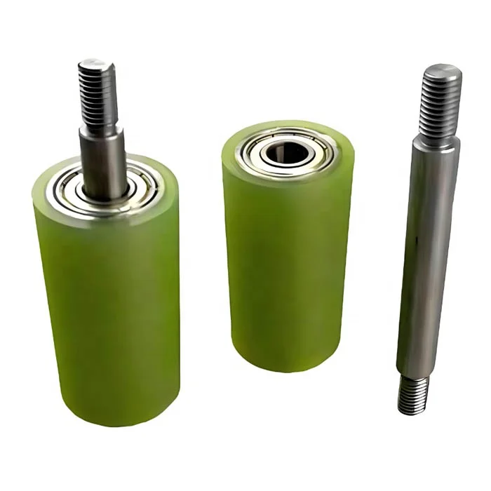 Industrial PU Rubber Roller Abrasion Resistant Conveyor Wheel Customizable