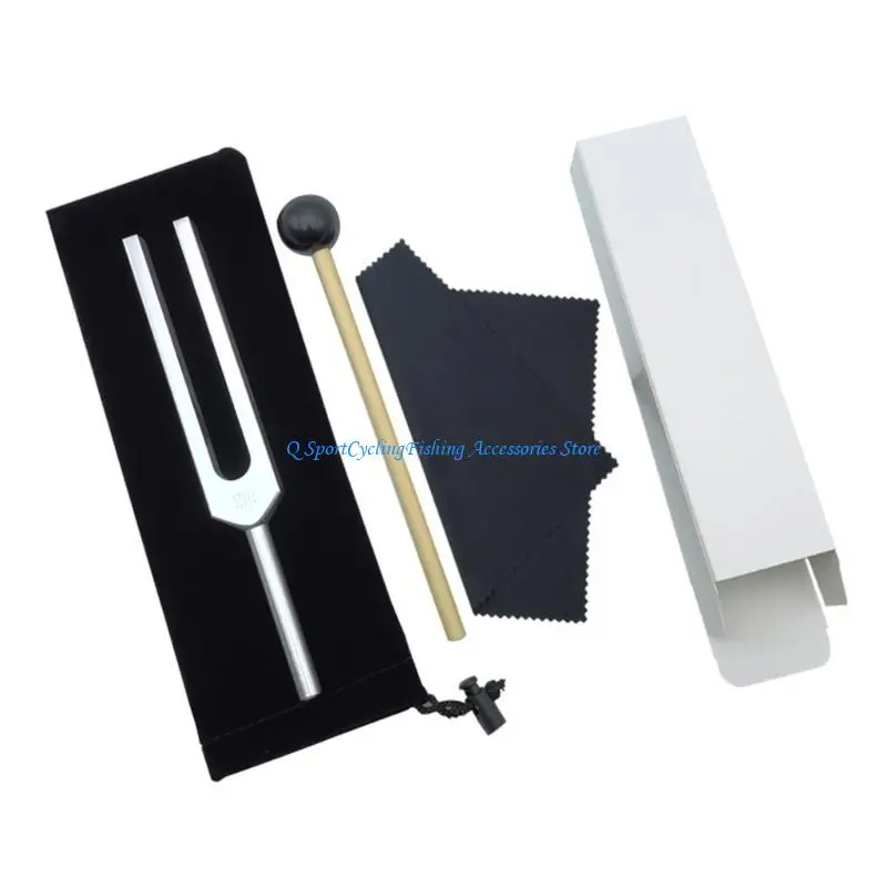 

Aluminum Alloy Tuning Fork Yoga Spiritual Tuner with Mallet Tuning Tool Sound Healing Fork Percussions Instrument