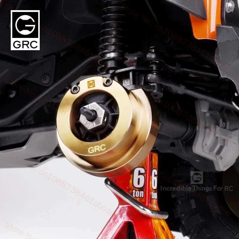 GRC Brass Counterweight 123g G2 Generation Axle Side Steering Block For 1/10 RC Traxxas TRX4 Crawler Car Upgrade Parts