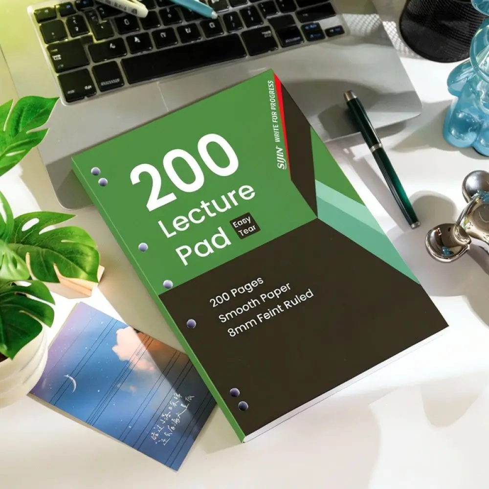 For Sijin A4 Loose Leaf Note Pad Thickened Paper Tearable Office School Supply Draft Book Smooth Stationery Pad