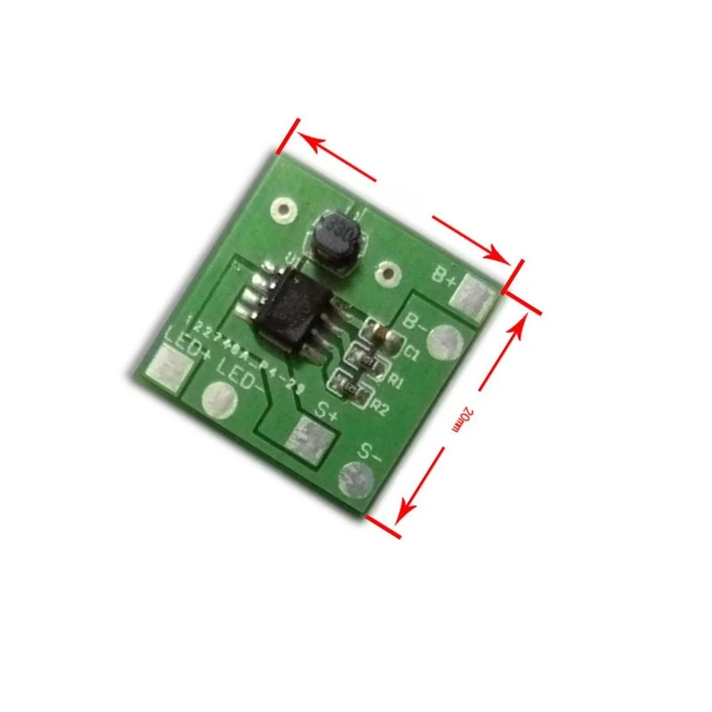5pcs for Solar Light Driver Board Compatible with for Solar Flashlight and Street Light Assemblies Compact 2 2cm PCB Size