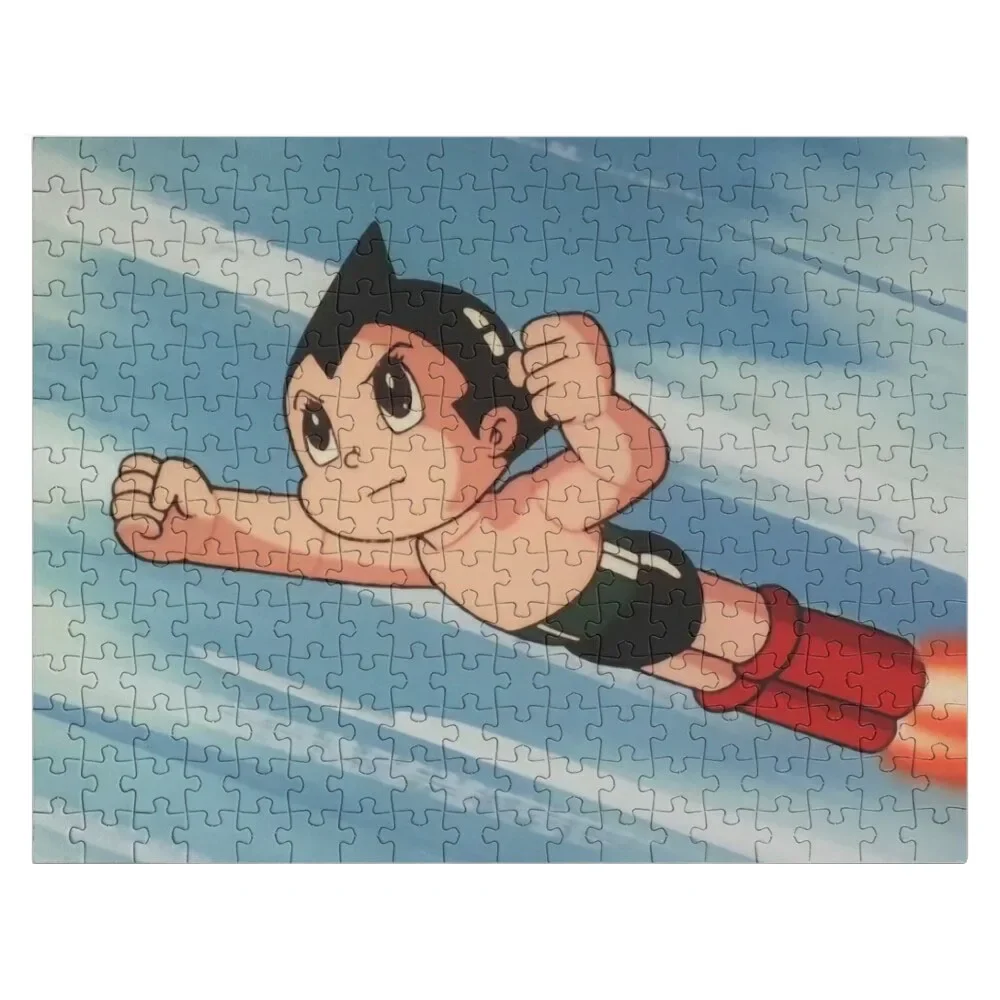 

Пазл Astro Boy с фоном, подарки на заказ, персонализированное деревянное имя, персонализированные подарки, головоломка
