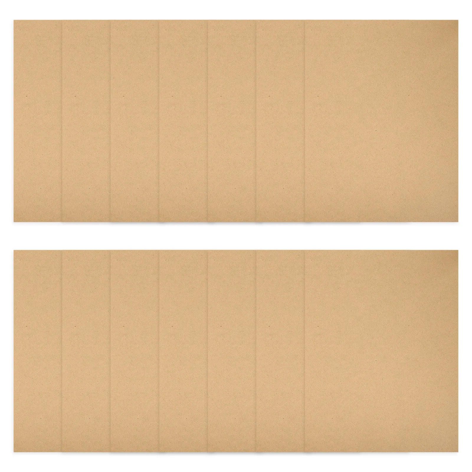 15Pcs Braille Cardstock Sheets 24x30cm Light Brown Blank Writing Paper for Braille Alphabet Board Practice Tool Blind People
