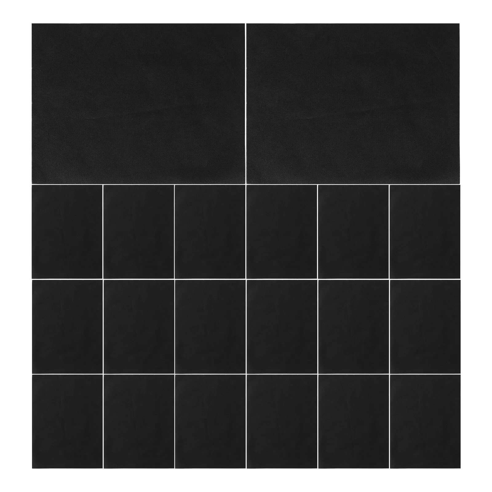 

50pcs Nonwoven Car Floor Mats Black Fabric Antislip Lightweight Universal Fit Vehicle Interior Protection All Weather