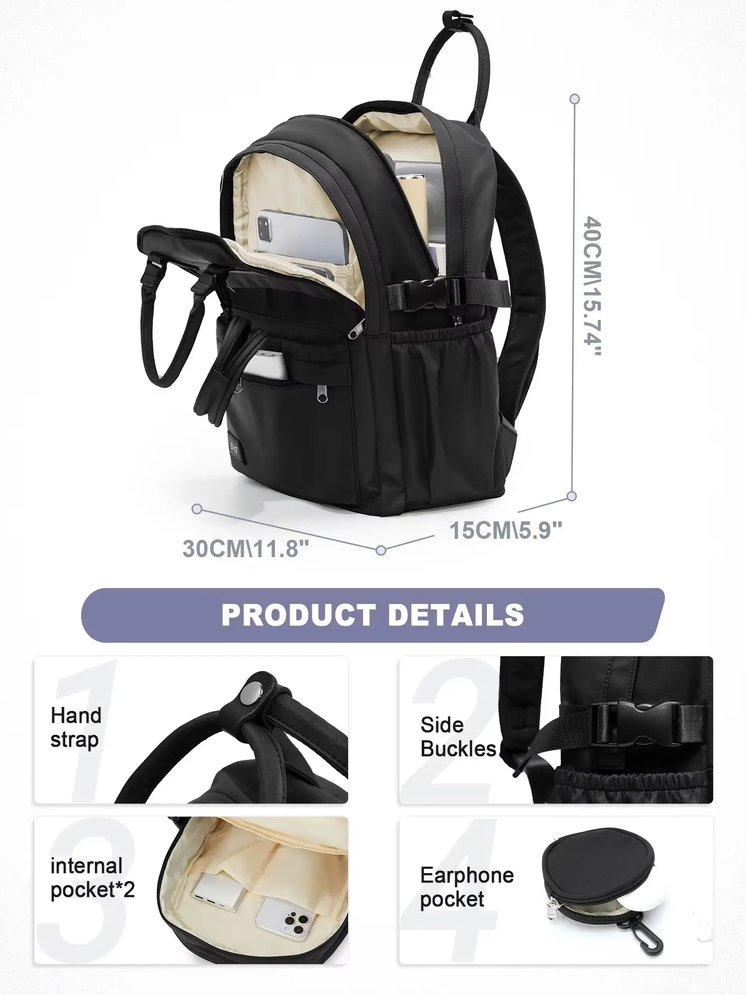 Laptop Backpack for Women Waterproof Travel Bckpacks Fashion Backpack Purse for Women Work Backpack College Backpack School Bag