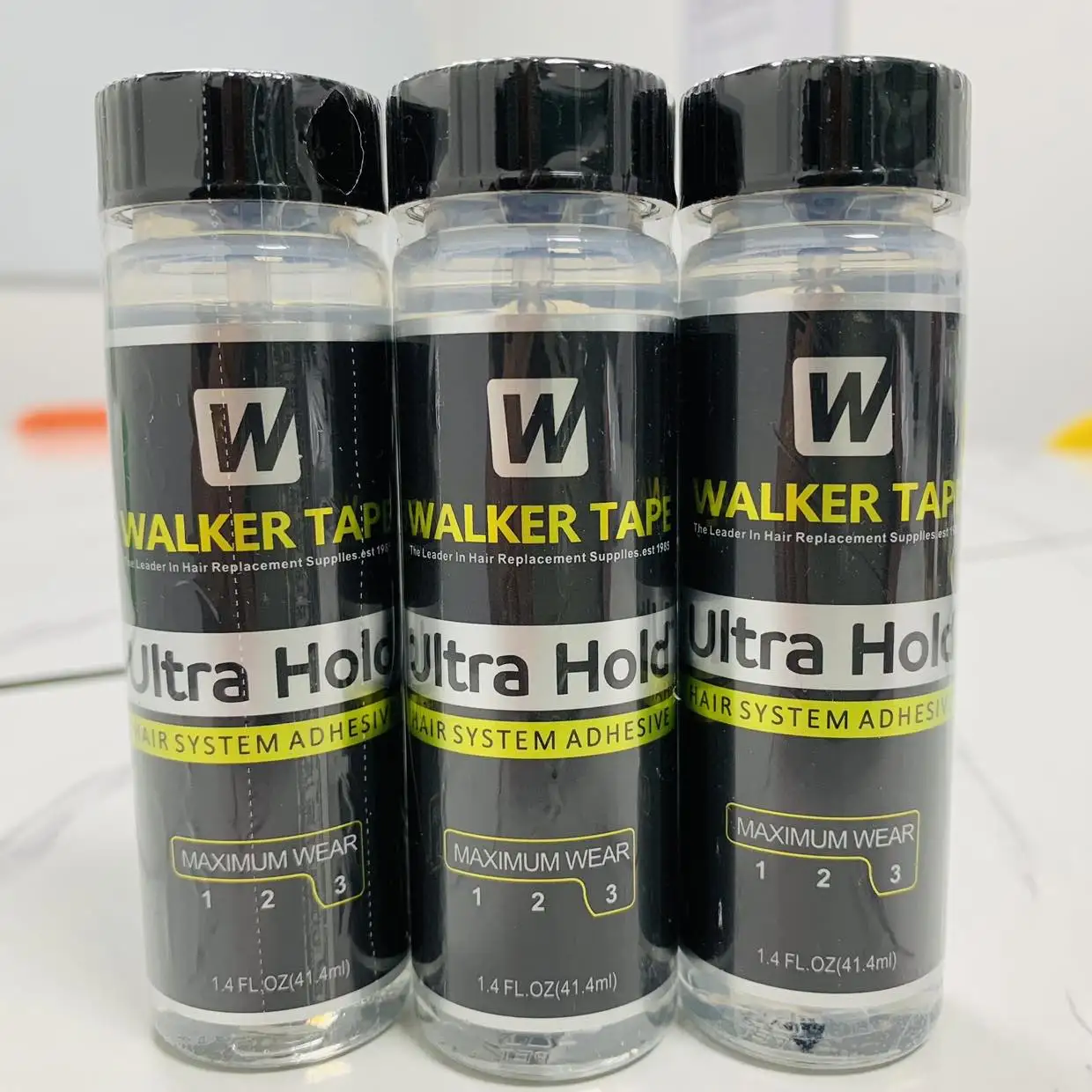 Vades Ultra Hold Hair Adhesive Glue Brush-on Lace Wig Glue For Lace Wig/Closure/Toupee Soft-bond Silicone Adhesive Glue