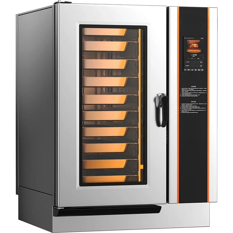 

Automatic steaming oven Commercial grilled fish, chicken and duck steaming and roasting machine Large hotel intelligent electric