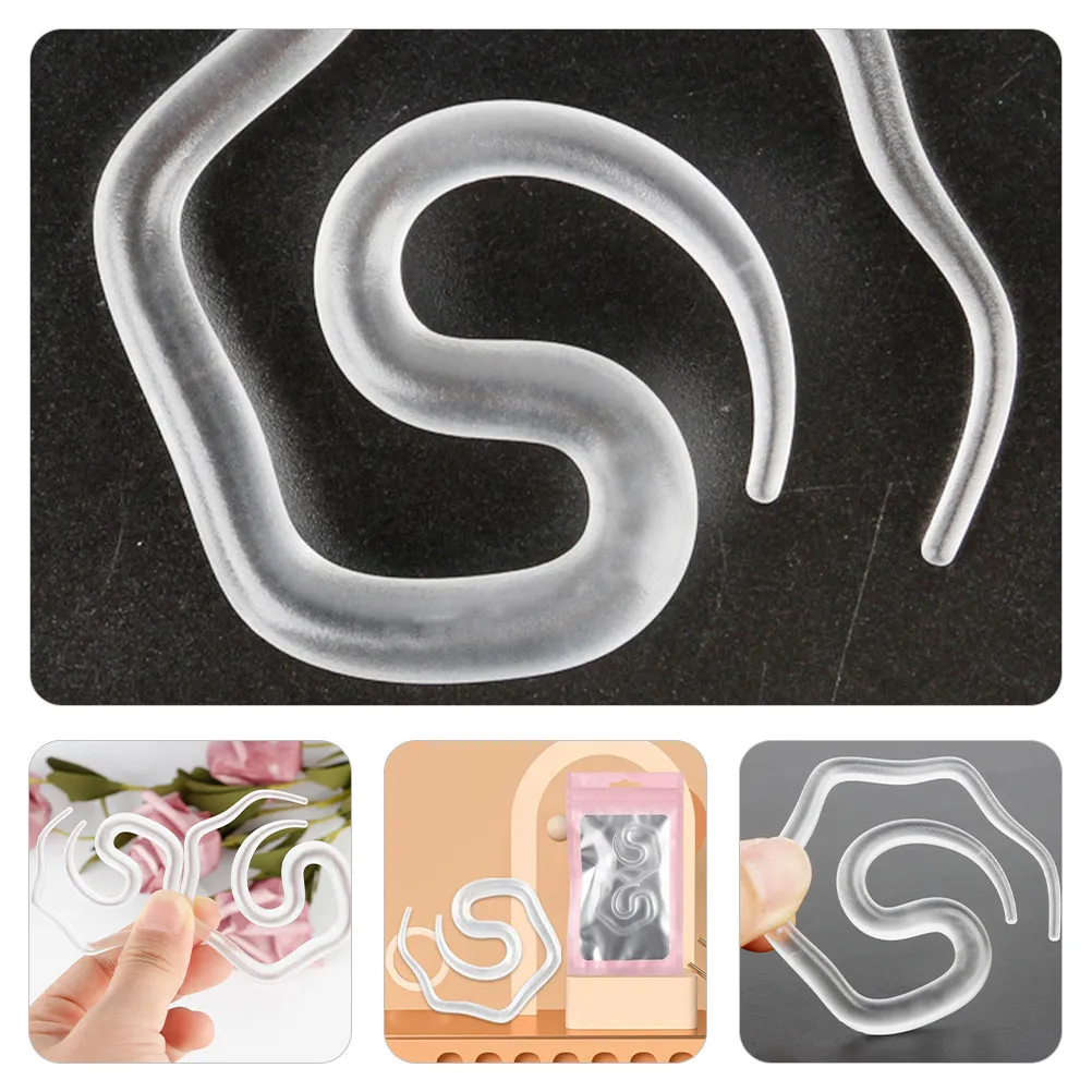 2Pcs Invisible Hair Bun Curler Lazy Bun Maker No Mark Hair Styling Tool Comfortable for Night Out Theme Party Lazy Curler