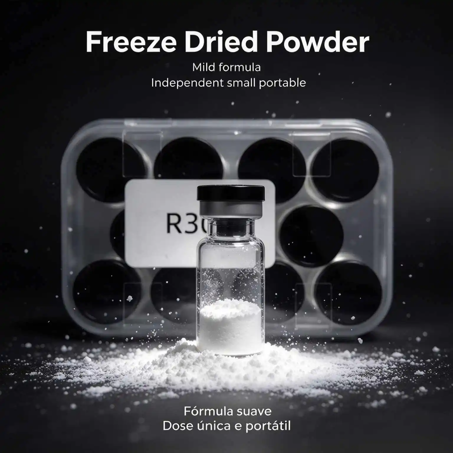 High-Quality  Freeze-Dried Powder, Repairs Skin Damage (Random Cap Colors, Production Date Subject to Actual Goods)