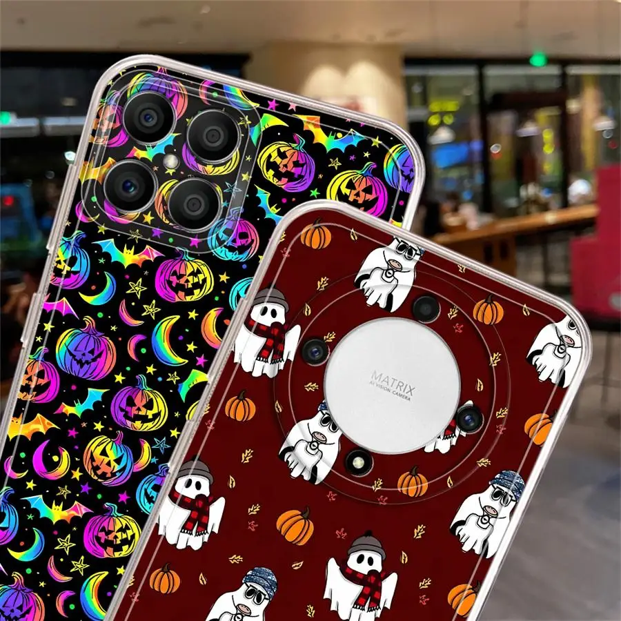 حافظة Monster Halloween Ghost لهاتف Honor X8 X9b X8a 90 Lite X9a X8b X7b غطاء هاتف ناعم