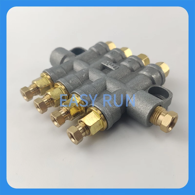 Electric Lubricating Oil Pump Unloading Distribut Oil Discharge Machine Oil Circuit Volumetric Oil Separator 4-Point Separator