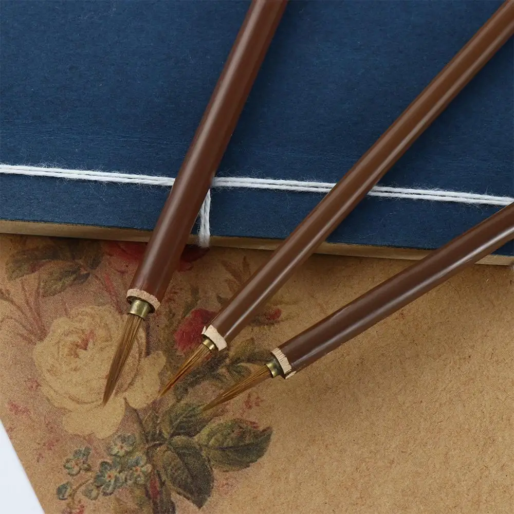 

Металлические волосы ласки, картина маслом, канцелярские принадлежности, крючок, ручка, кисть для рисования, ручка, кисть для каллиграфии