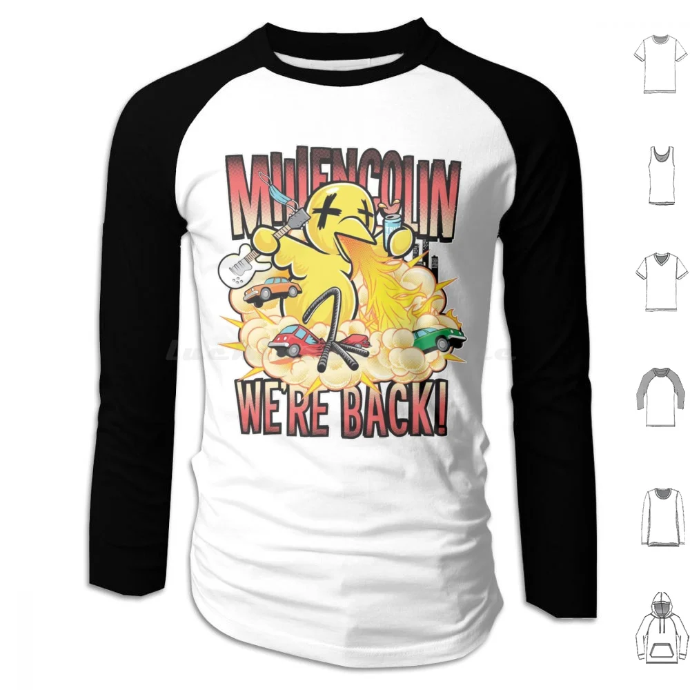 Millencolin Band Hoodie cotton Long Sleeve Life On A Plate Use Your Nose Punk Skate Punk Pop Punk Nikola ? Ar ? Evi ?