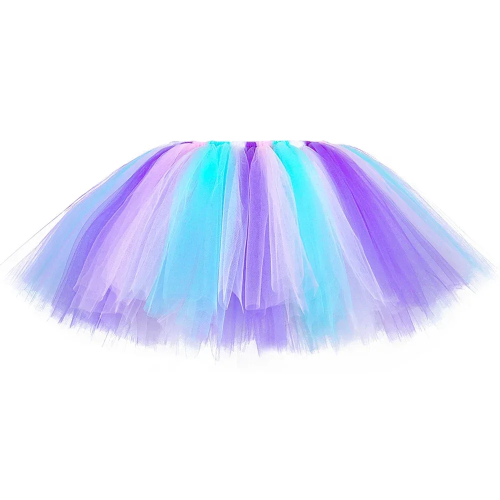 Mermaid Tutu Skirt for Girls Birthday Party Tutus  Tulle Skirt Toddler Baby Girl Halloween Princess Mermaid Costume Outfit
