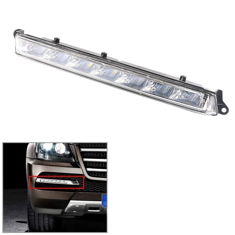 LED Daytime Running Light Fog Lamp 1649060451 A1649060451 For Mercedes Benz GL320 GL350 GL450 GL550 2007-2013