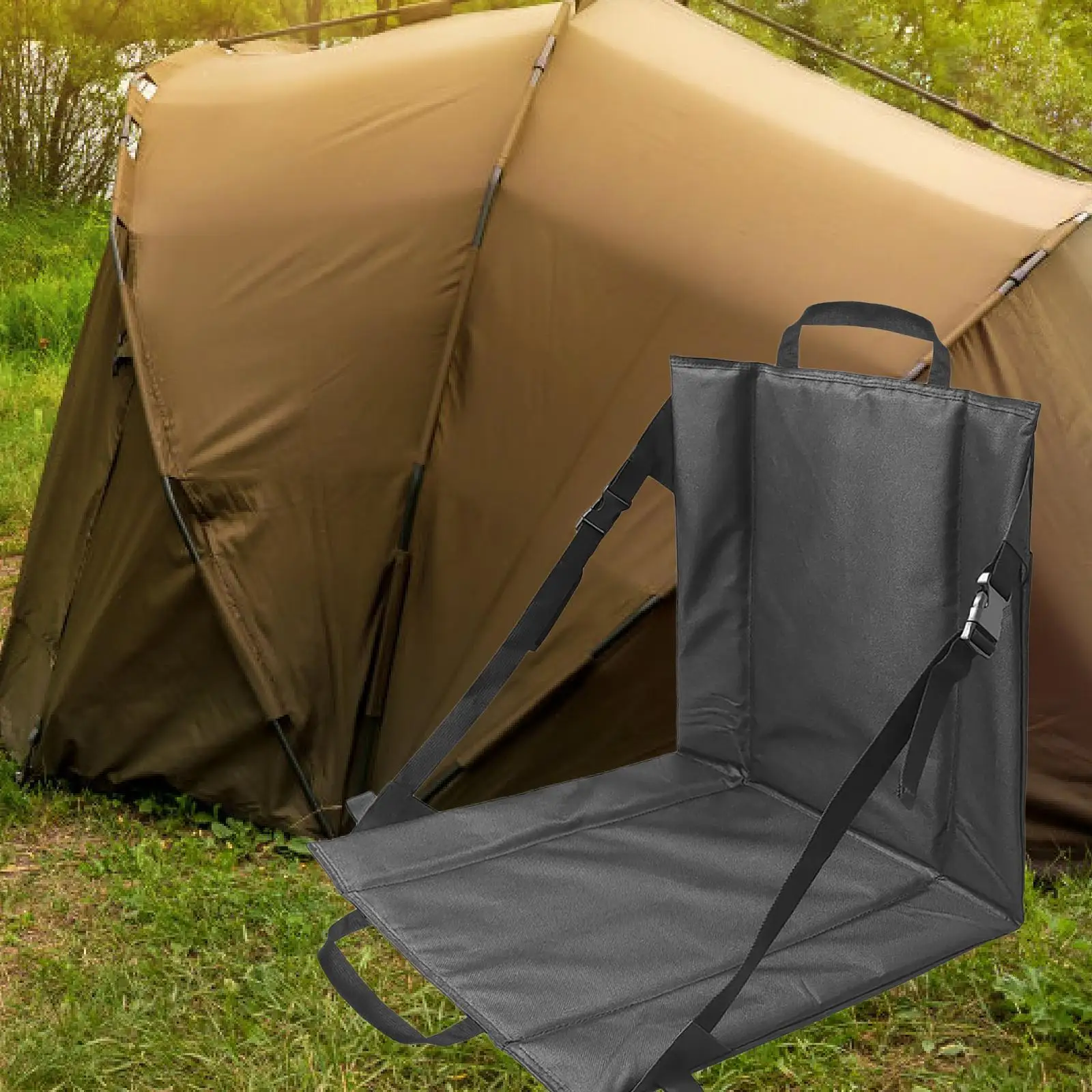 

Складная подушка для стадионного сиденья с многофункциональным карманом, портативный грязеотталкивающий коврик-спинка для пикника, для улицы, двора, кемпинга, походов