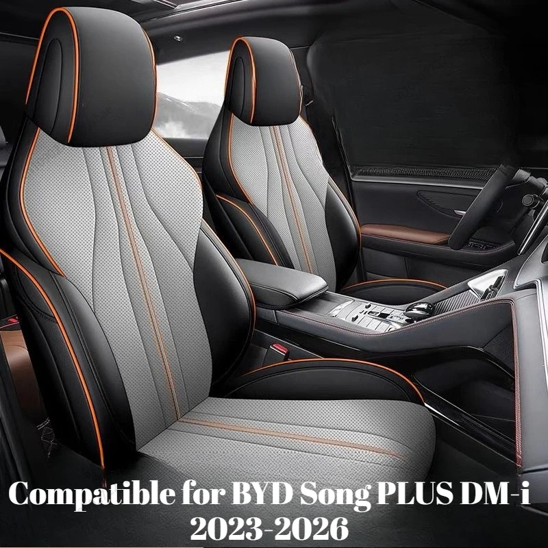 Compatible for BYD Song PLUS DM-i 2023-2026, Seal U Sealion 6 Custom Seat Covers Full Wrapped Seat Sleeves,Seat Accessories