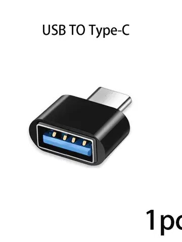 Mini Type-C  to USB Adapter 3.0 USB-C  Male OTG A Female Data Connector For MacBook ProiPadMini 6/ProMacBookAirType CDevice