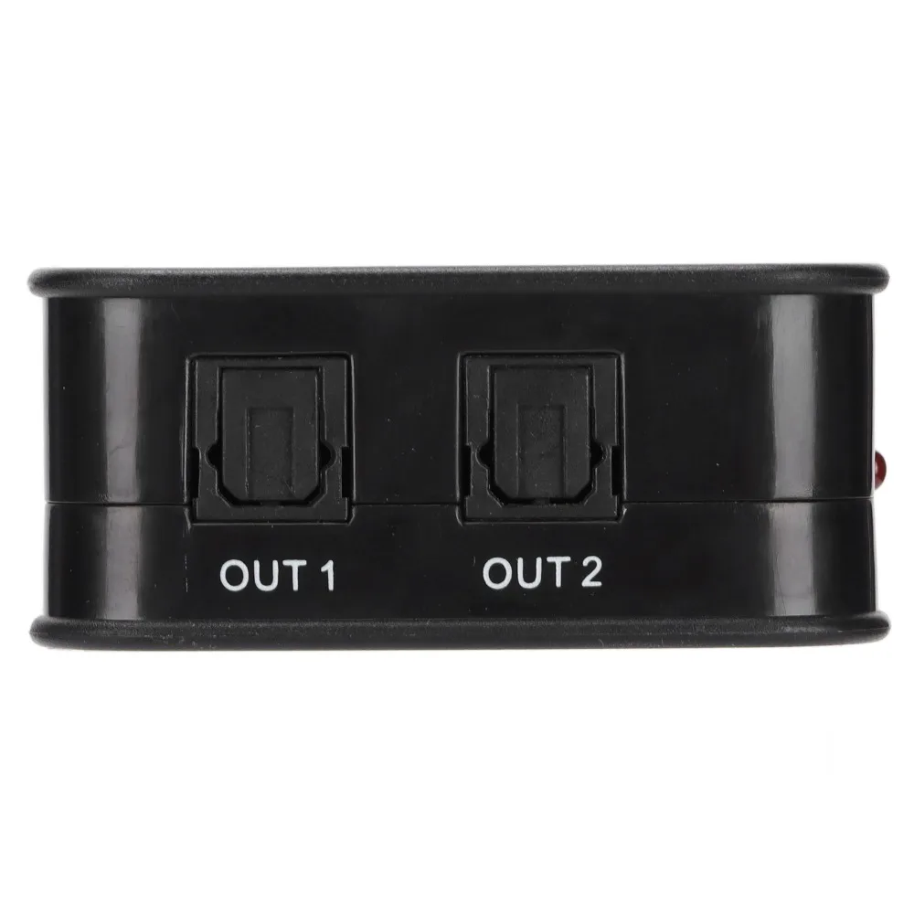 Support Dolby‑AC3/DTS/LPCM 2.0 Optical Fiber Audio Splitter for US Plug 1 in 3 Out Audio Splitter Powered Audio Splitter