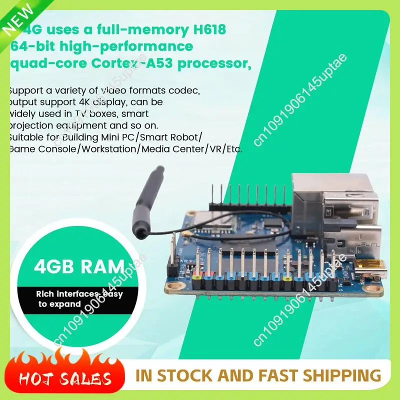 

N88R 2X For Orange Pi Zero 3 4GB RAM Single Board Allwinner H618 Chip Wifi LPDDR4 Gigabit Zero 3 4GB Development Board