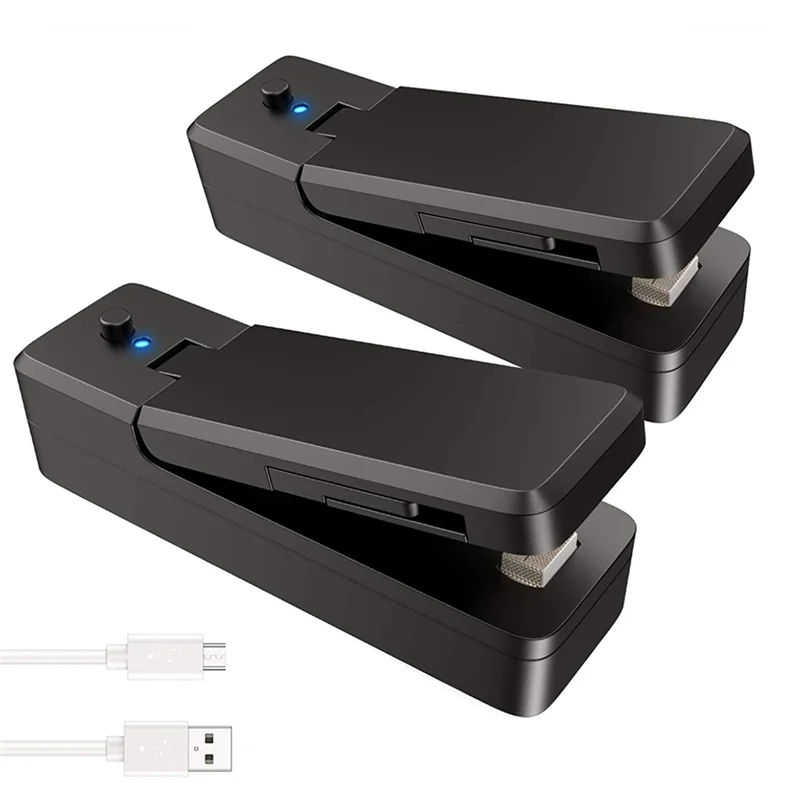 

Мини-запайщик пакетов A66Z 2 в 1, перезаряжаемый, портативный, с функцией вакуумной запайки и резака для пластиковых пакетов, пакетов для закусок, ПВХ-пакетов, для пикников на природе