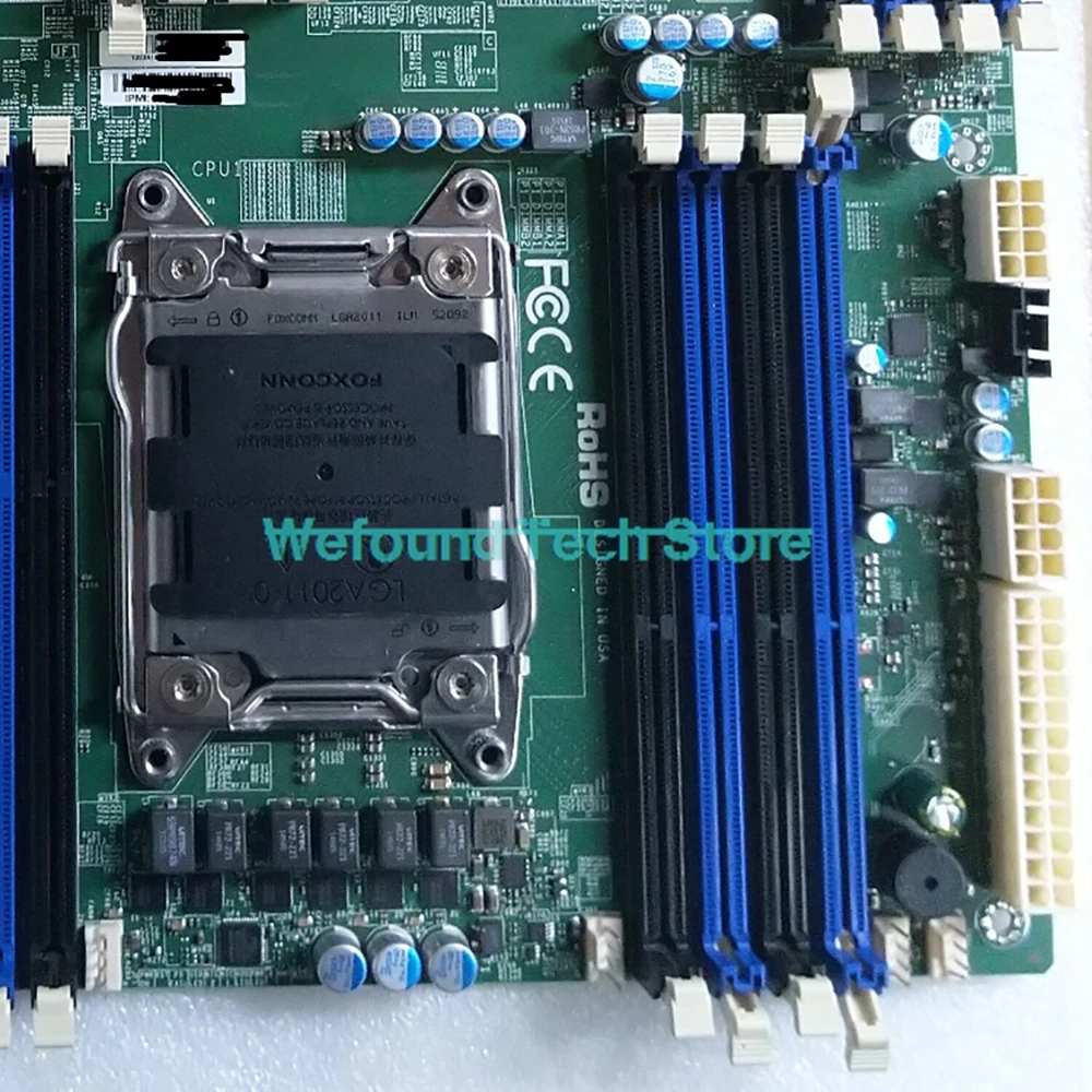 Server Motherboard Xeon E5-2600 V1/V2 Family LGA2011 ECC DDR3 X9DRH-iF perfect work