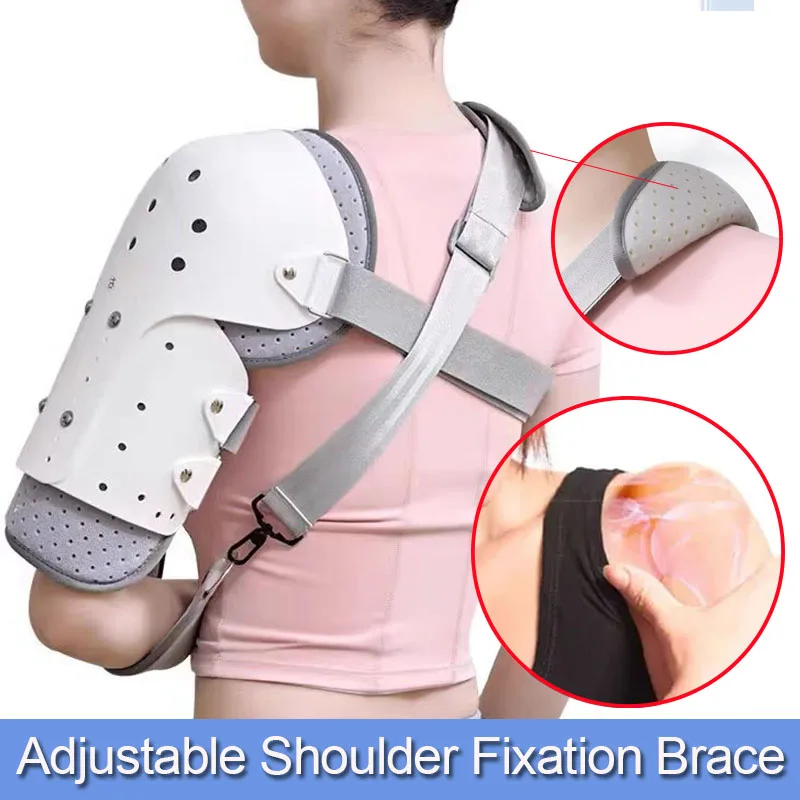 Adjustable Humerus Fracture Fixator Brace-Arm Orthosis Shoulder Support-Broken Injury Rehabilitation Support Fixation Bracket