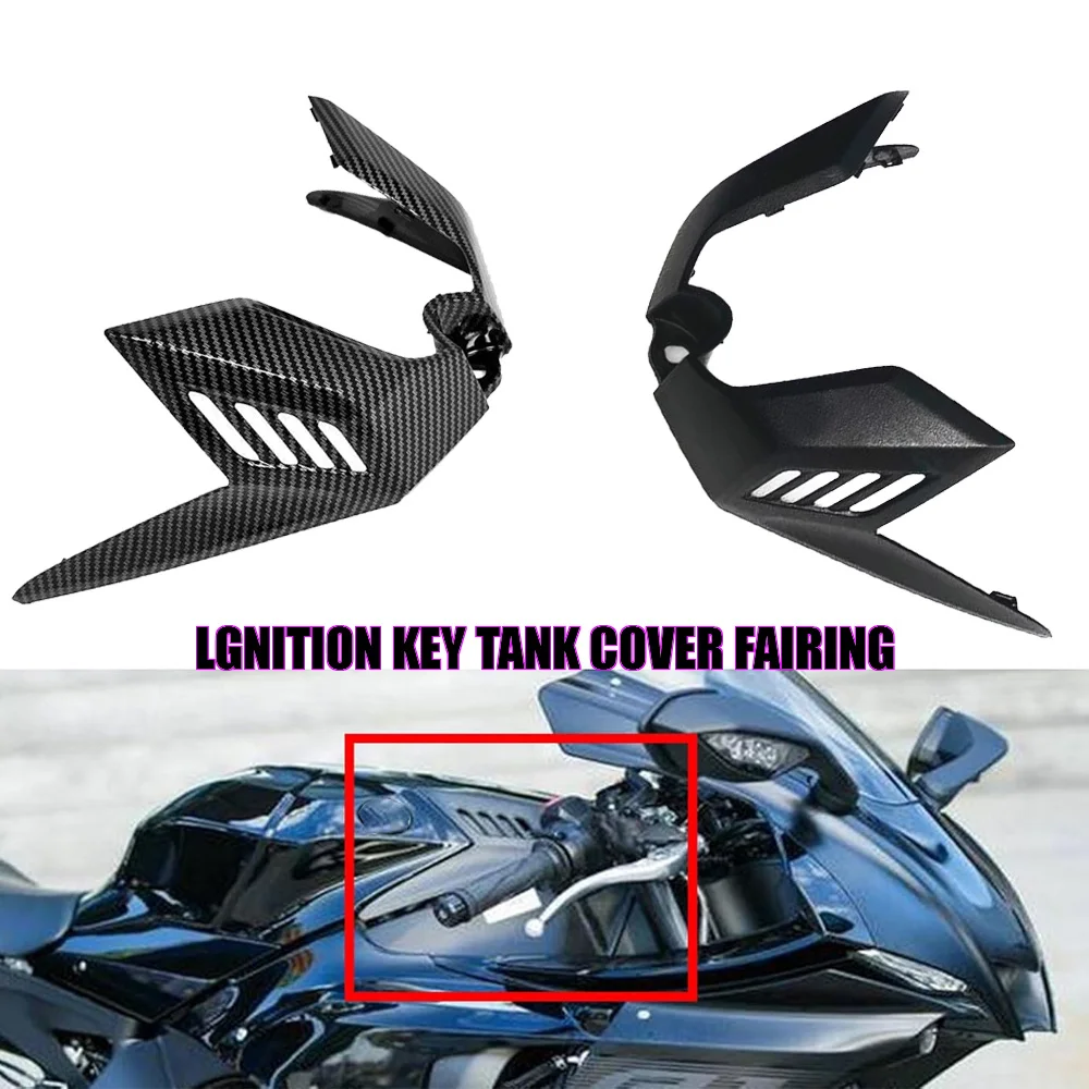 

Fit For Yamaha FYZ R1/R1M 2020 2021 2022 Motorcycle Cover Front Tank Side Fairing Panel Cowl Ignition Key Case Full Carbon Fiber