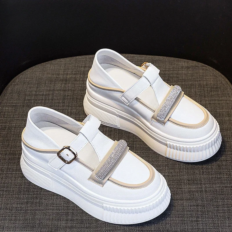 

Original Spring Autumn High on Platform Ladies Footwear Stylish Casual Korean Deals Designer Luxury Light 39 Women's Shoes Sale