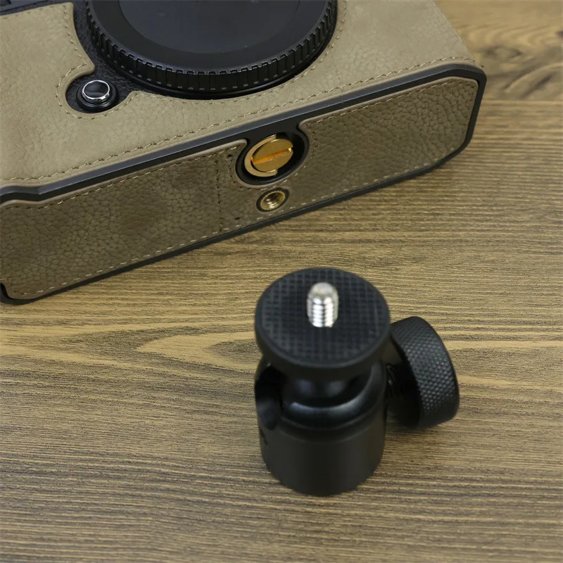 Real Leather Half Camera Case，Retro Base Shell Protective Cover Bag For Nikon ZF Mirrorless Camera
