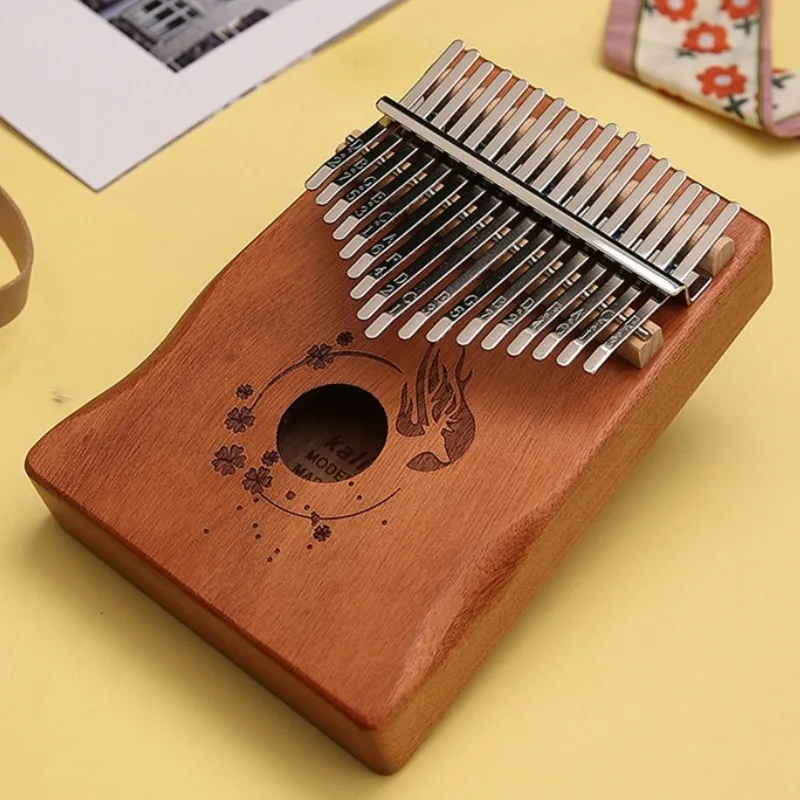 17 Tone Kalimba Children Beginners Portable Finger Piano Small Professional Wooden Thumb Piano Finger Keyboard Music Instrument