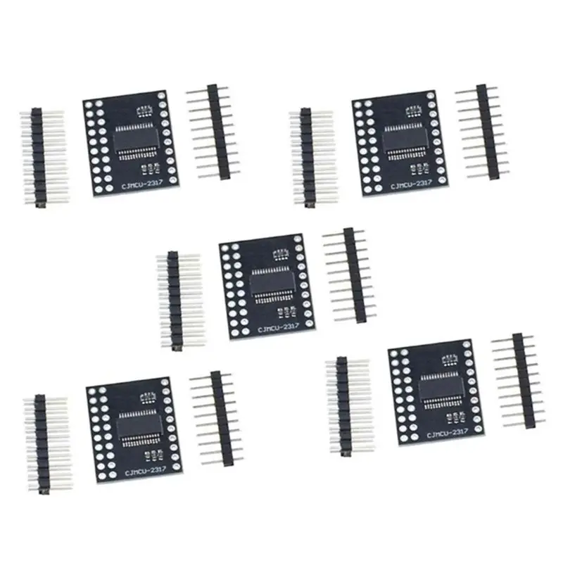 

I2C IIC Serial Port Module 5Pcs MCP23017 Serial Interface Module 16-Bit I/O Expander Bidirectional Pins I2C To I/O Port