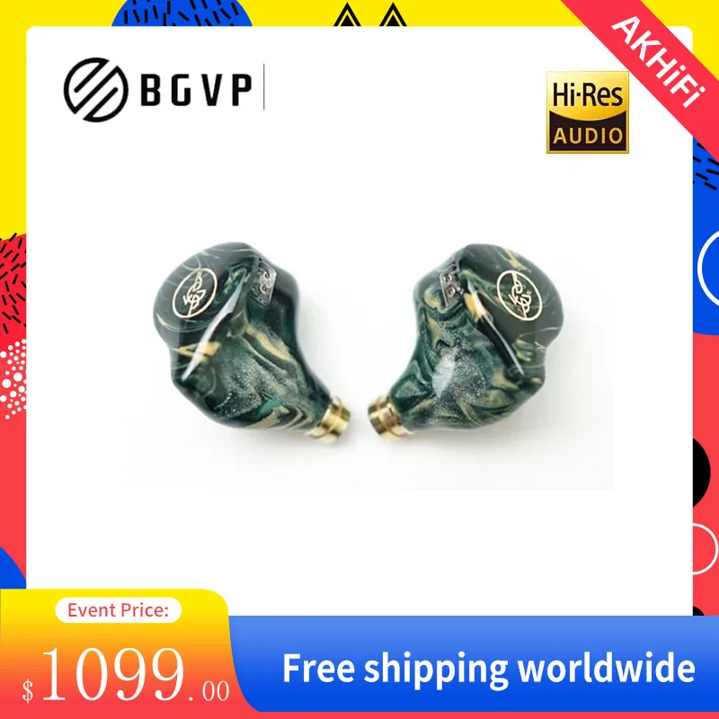 BGVP Phantom Special edition 8 Drivers EST BCD In-ear Hybrid Monitors Bone Conduction Temperature Change Housing Earphone