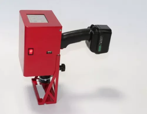 Metal Aluminum Brass Steel Plastic Parts Nameplate Vin Number Portable Handheld Dot Peen Pin Marking Engraving Machine