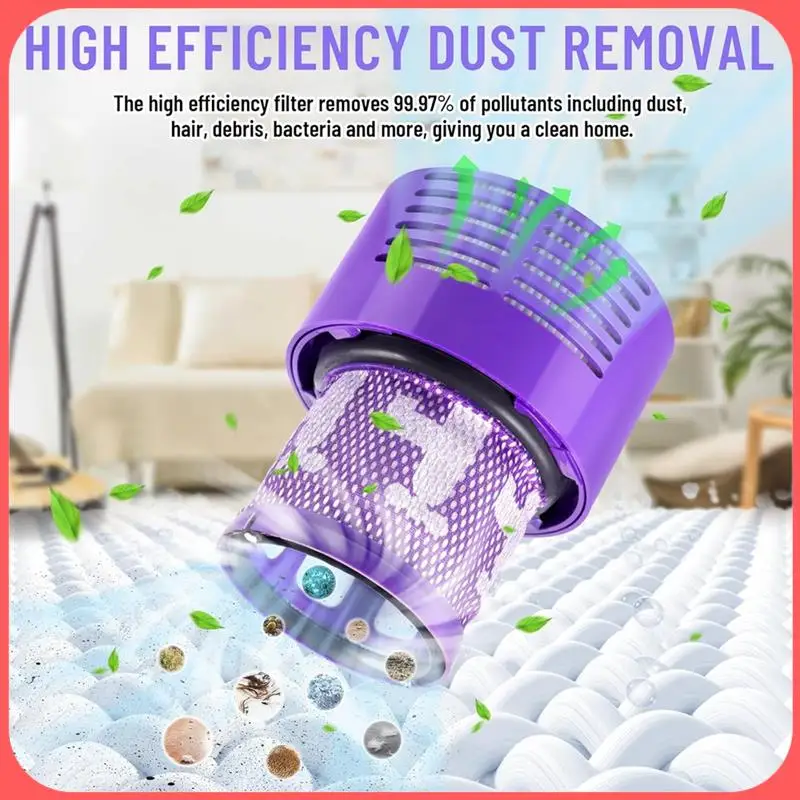 

AA89-Vacuum Cleaner Filter For Dyson V10 SV12 Hepa Filter Replacement Parts, Part Number 969082-01