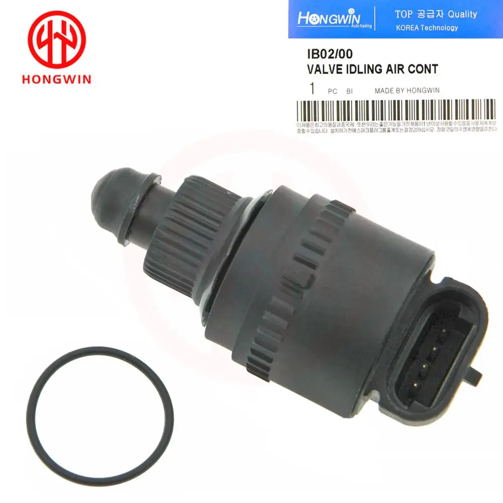 Válvula de Control de Aire en Reposo IB02/00 IAC Compatible con Fiat Speedgear Palio Siena 1.3 1.5 Lancia Dedra Delta Brava ALFA ROMEO LANCIA 9244290500