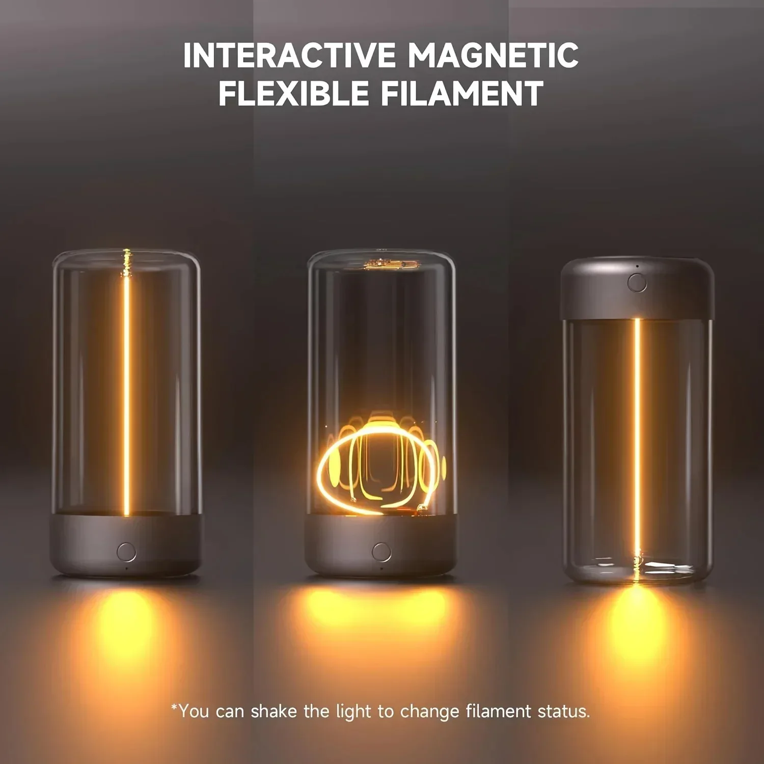 Portable USB Rechargeable Eye-Protection Desk Lamp Suitable for Bedroom and Study, Magnetic Ambient Light, Long-Lasting Energy-Saving Night Light