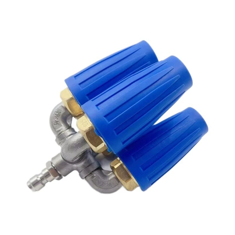 

A96I-4-In-1 Turbine Nozzle Pressure Washer,2.0 Orifice Quadruple,360° Swivel Turbine Nozzle,1/4Inch Quick Connector