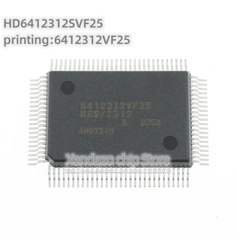 1pcs/lot HD6412312SVF25 HD6412312SVF Silk screen printing 6412312VF25 QFP-100 package Original genuine Program chip