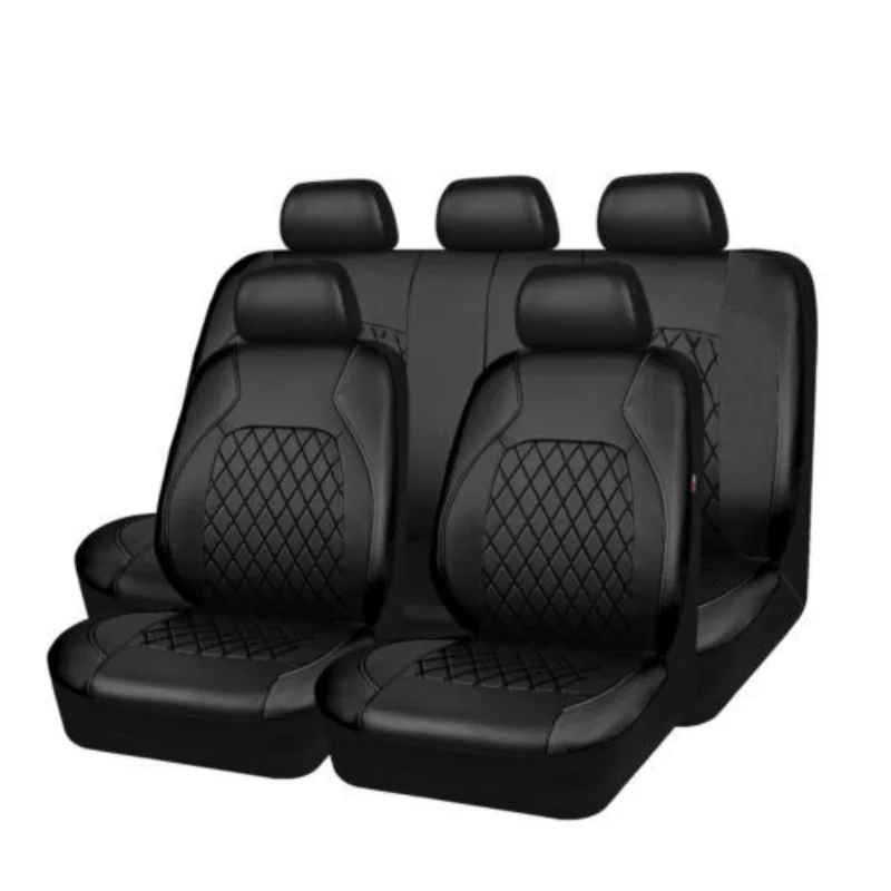 Universal Car PU Leather Seat Cover Pad Comfortable Seat Covers Protection Auto Chair Protector Four Season Interior Accessories