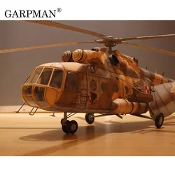 1:33 Poland Mi-17 Transport Helicopter 3D Paper Model Handmade DIY Papercraft