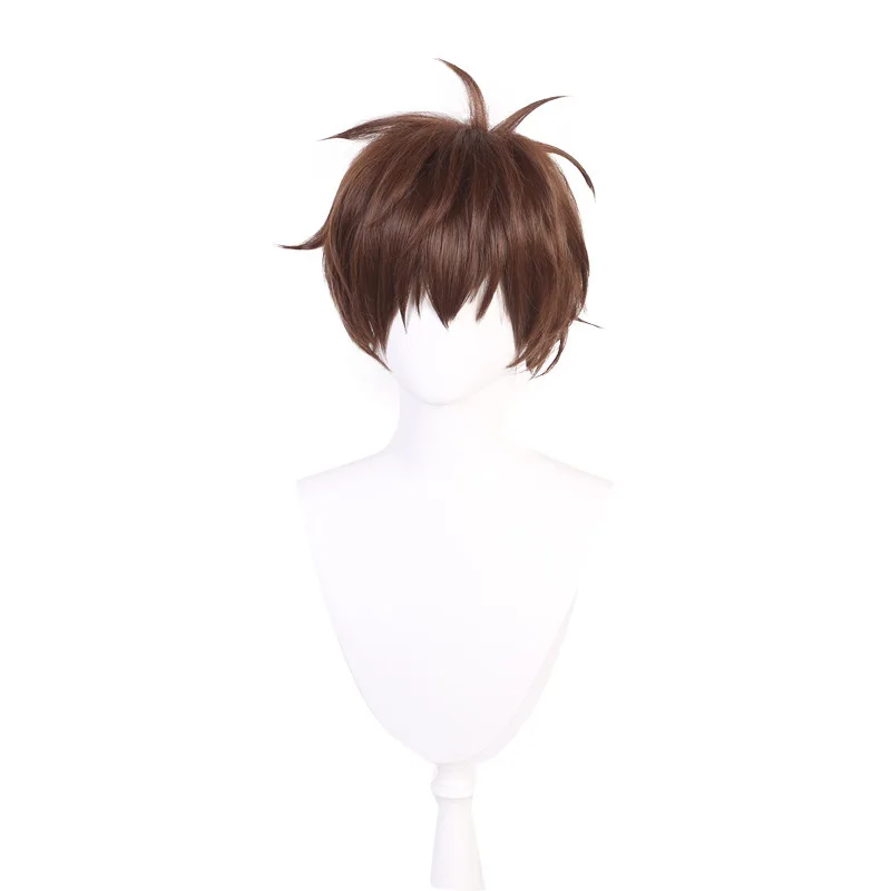 Enviar bendiciones a un hermoso mundo Watanabe Kazuma Peluca de cosplay con parte superior rizada y flequillo puntiagudo