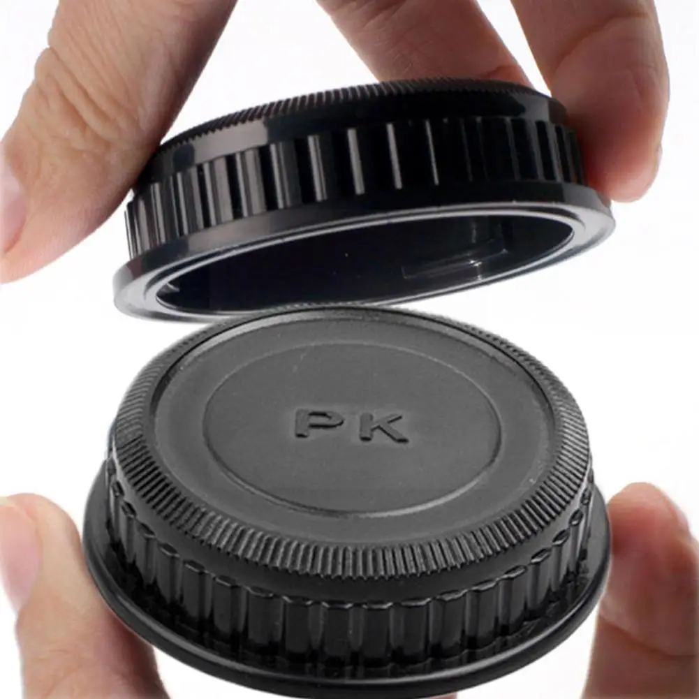 Rear Lens Cover For Pentax Pk 18-55mm 55-300mm 40mm Accessories Camera Black Camera Protector Action G6Z3