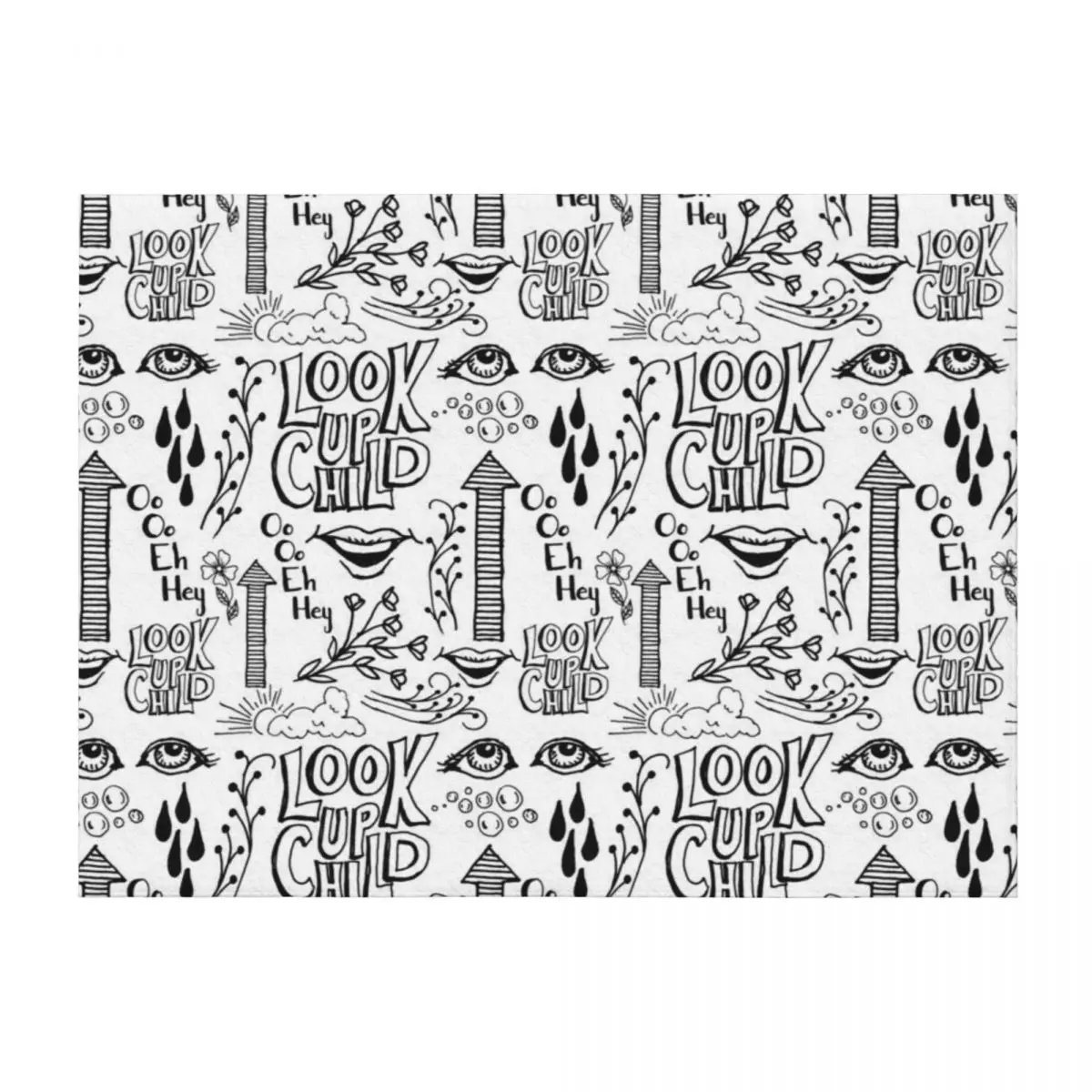 

Look Up Throw Blanket Luxury Designer Soft Decorative Sofas Sleeping Bag Blankets