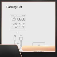 DUKA TH3 Electronic Temperature Humidity Meter Wifi Digital Display Hygrometer Thermometer Clock Weather Station