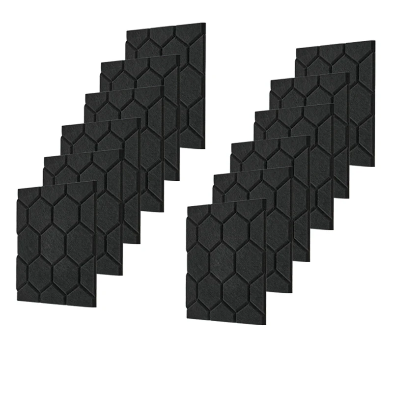 

Акустические панели ABKD Звукоизоляционные стеновые панели Самоклеящиеся акустические панели Звукоизоляционные панели 12 шт.