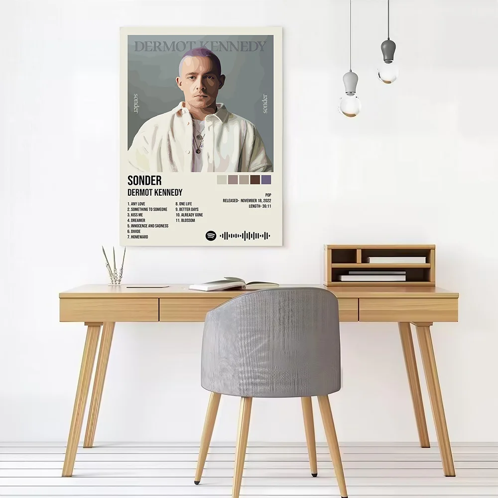 Dermot Kennedy - Sonder Album Cover Printed Canvas Poster Custom Pictures Wall Art Canvas Painting for Room Decor Wand Deko Arts