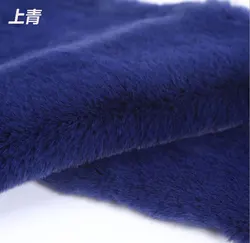 Faux fur thickening rabbit fur faux plush fabric for coat pillow vest collar hat short pile plush fur tissu telas fabric carpet